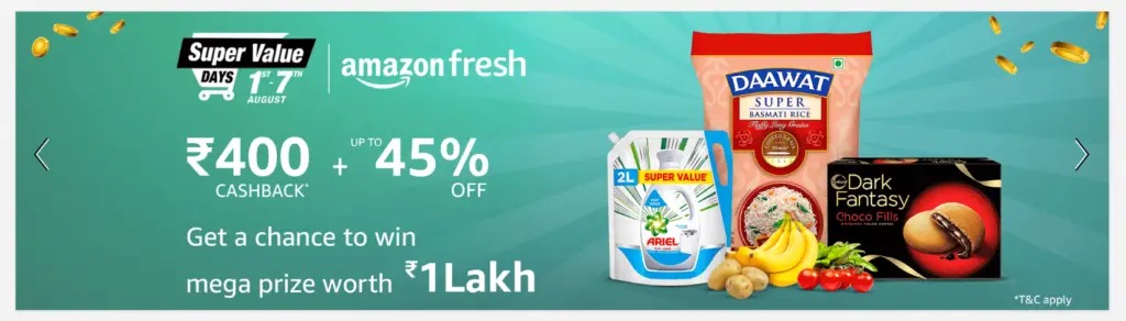 amazon sale on grocery products