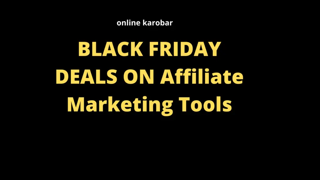 black friday deals on affiliate marketing tools