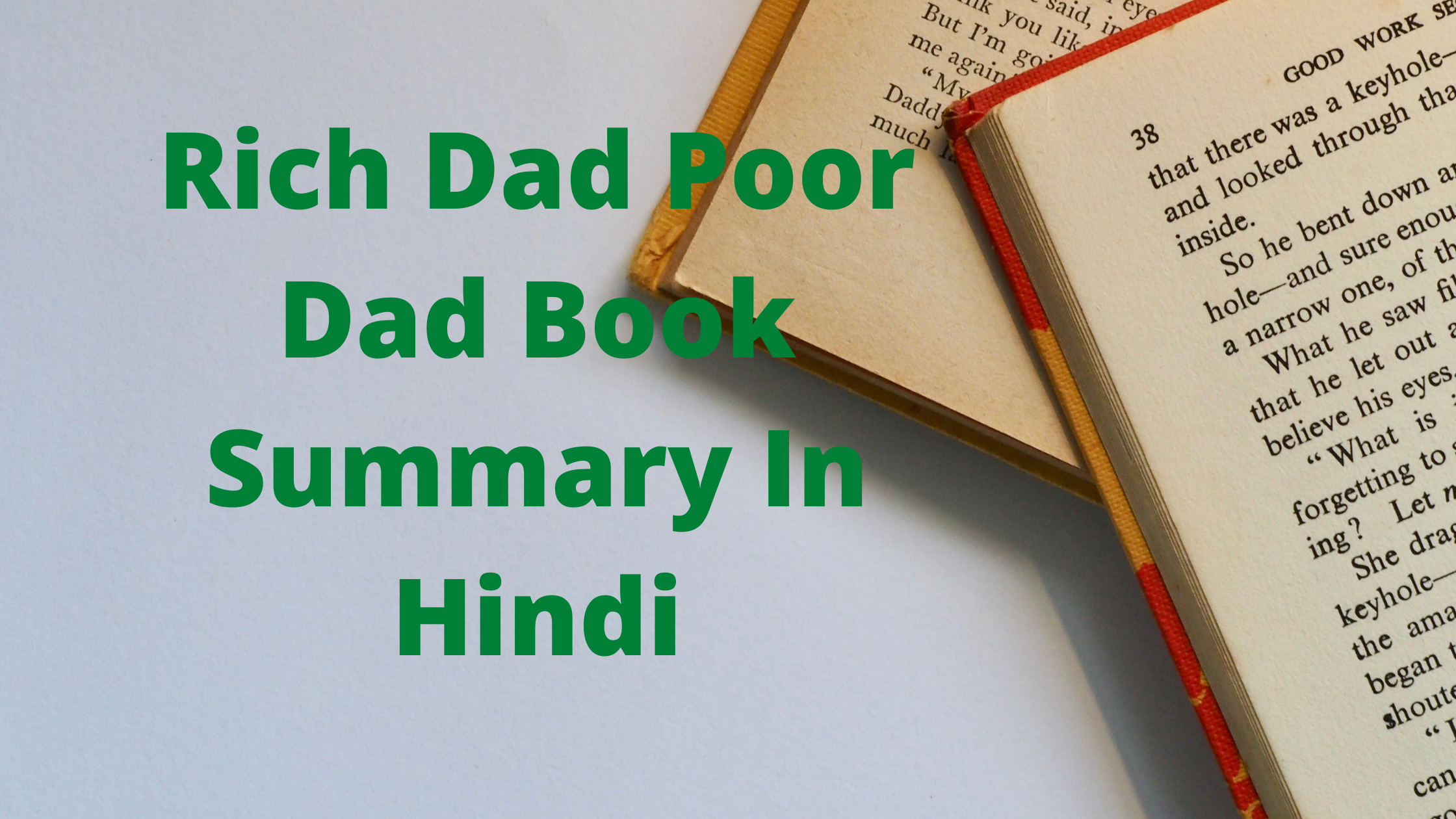 rich dad poor dad summary in hindi