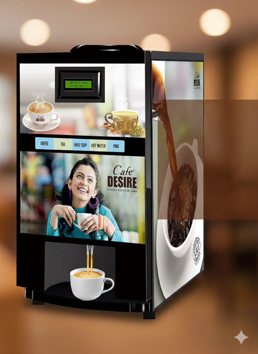 Coffee machine for office showroom and factories